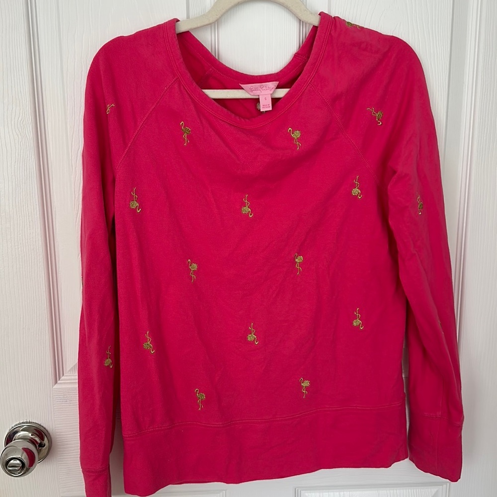 Lilly Pulitzer Flamingo Pullover